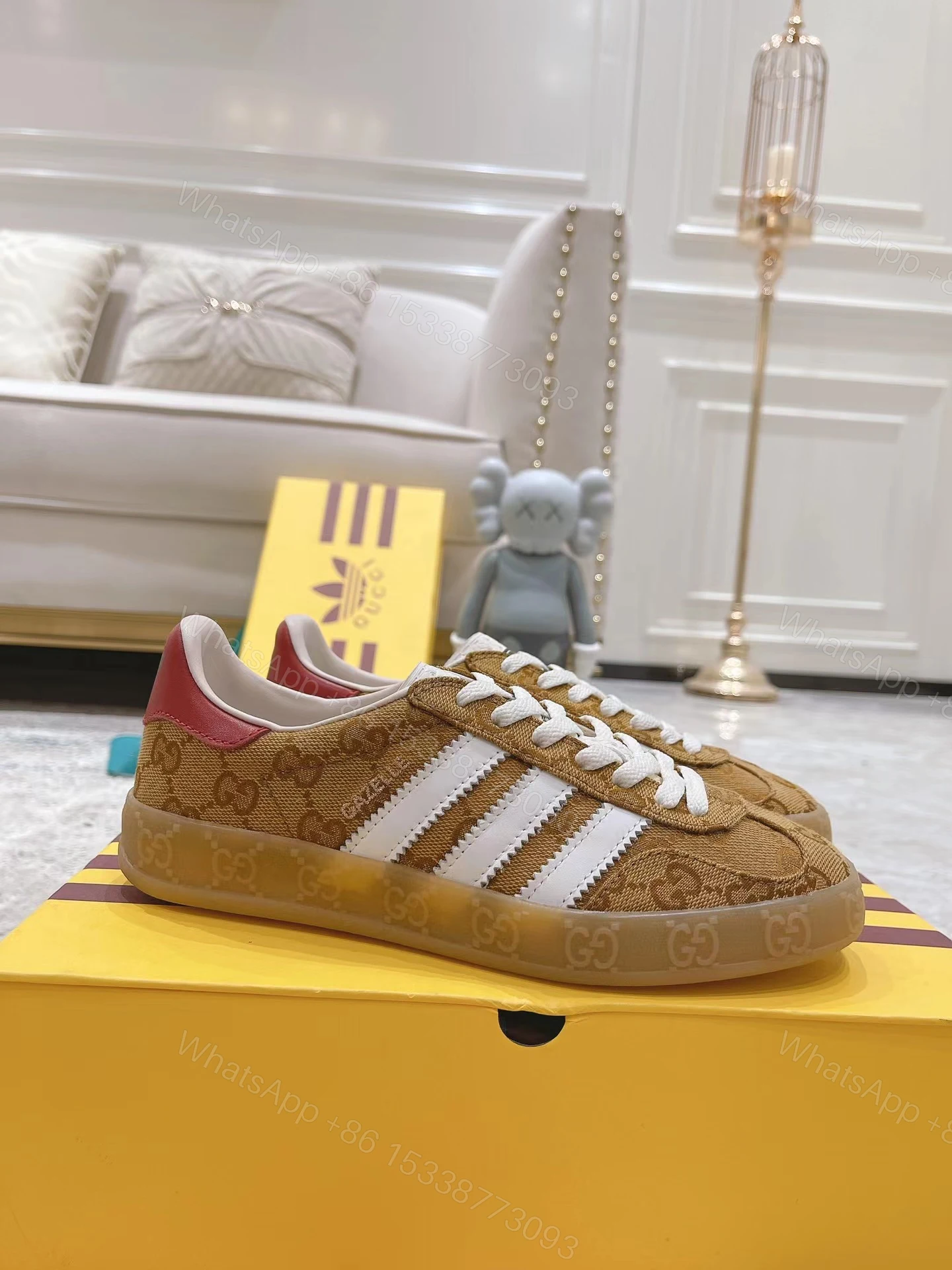 View 9 of GG × Adidas Gazelle