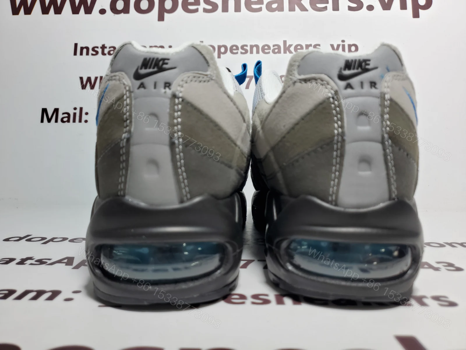 View 4 of Nike Air Max 95 Crystal Blue