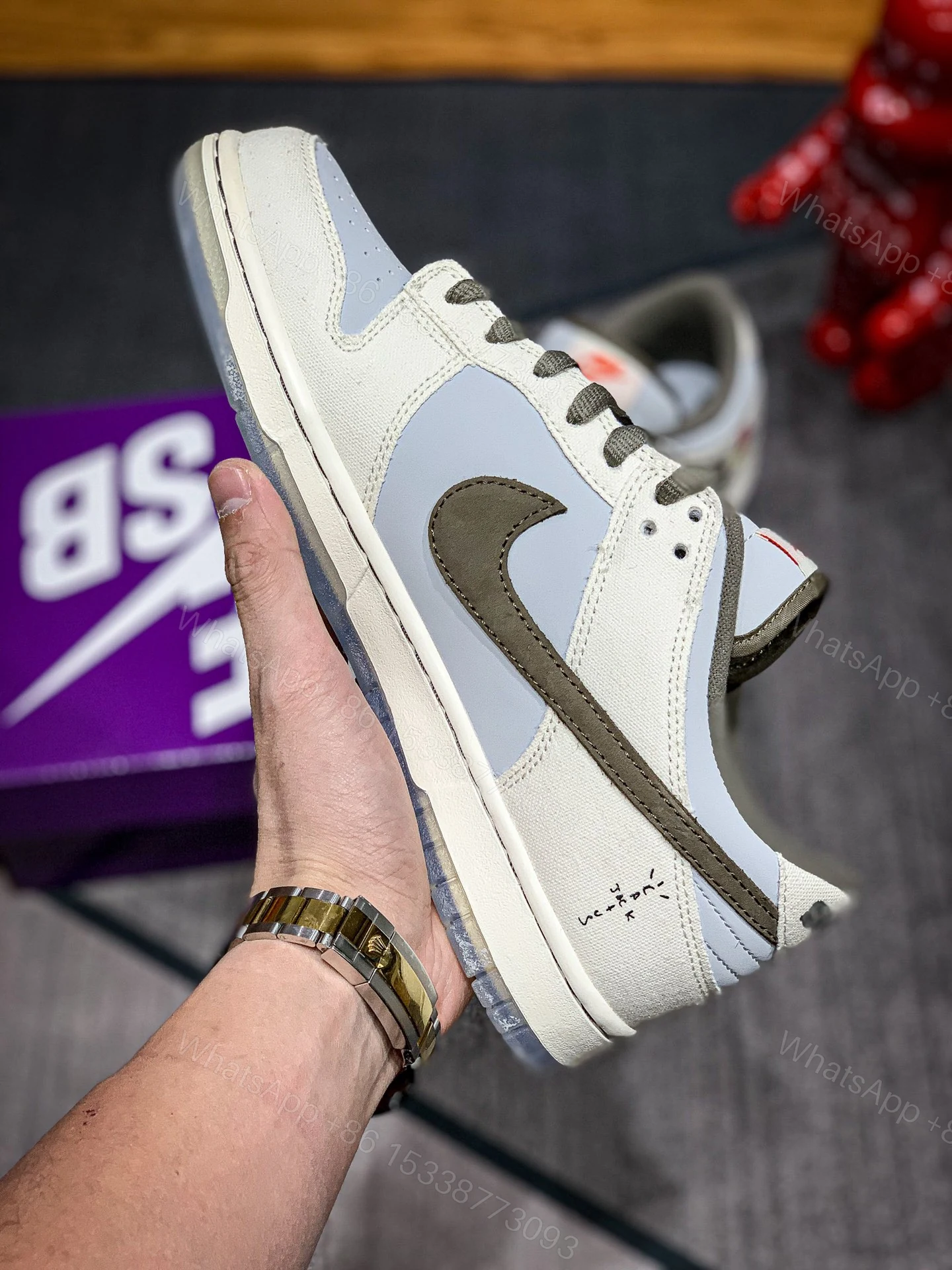 View 2 of Nike Dunk Low Travis Scott x Playstation Replicas