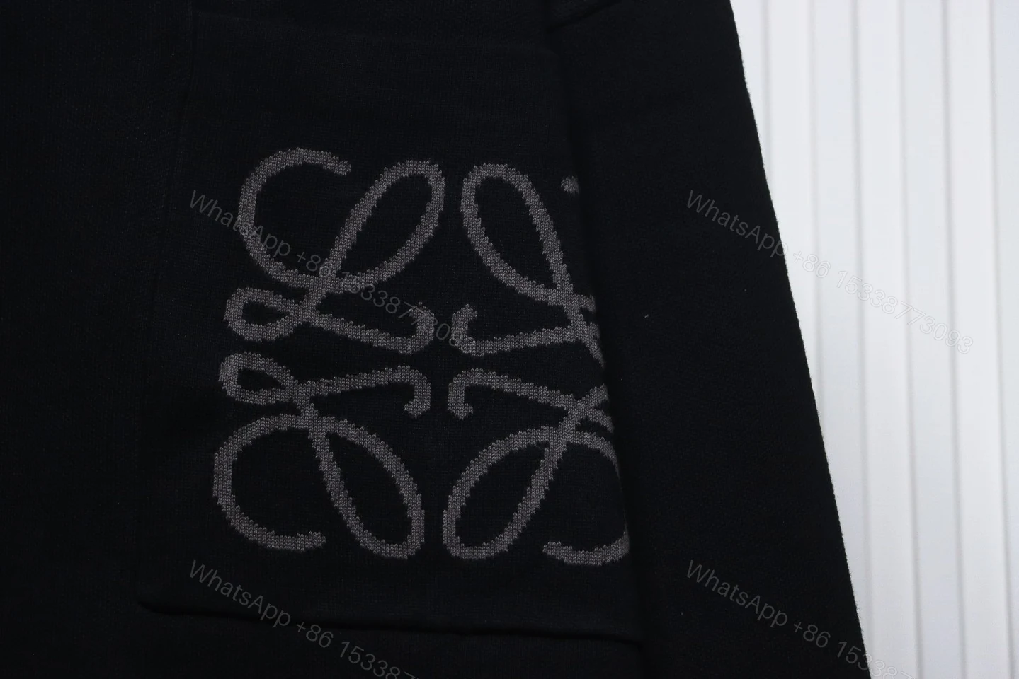 View 4 of Loewe Pocket Printed Sweater 24Fw black