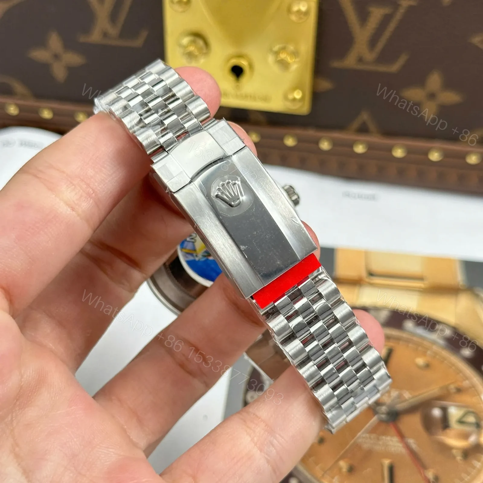 View 5 of Rolex Datejust Bright Blue Diamond Dial 126334-0016 41 mm