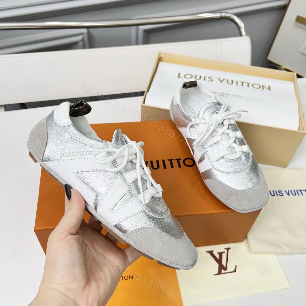 View 4 of Louis Vuitton LV Sneakerina Silver 1AHOJD