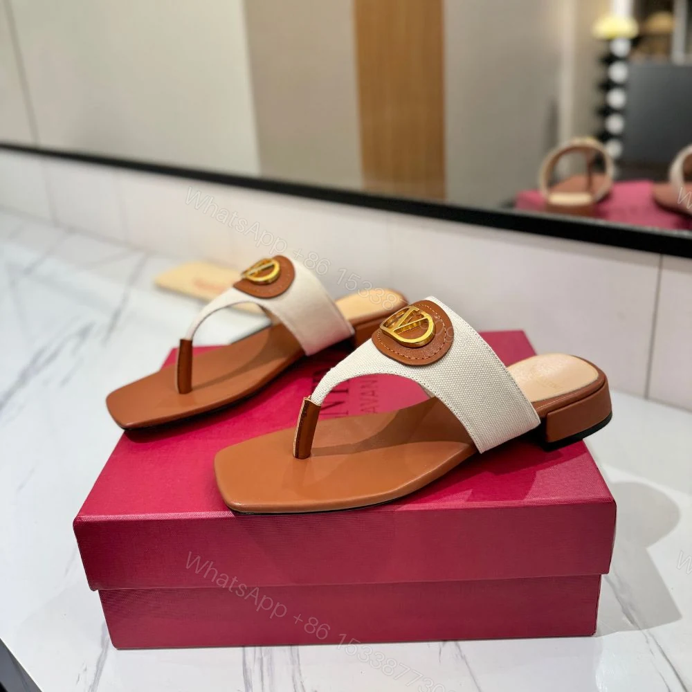 View 4 of Valentino Garavani Vlogo Signature Sandals White And Brown