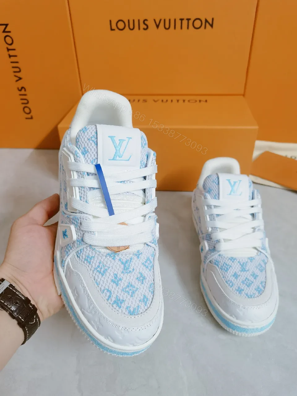 View 6 of White + Knit + Luxe Sport + Peak Comfort + Sneaker