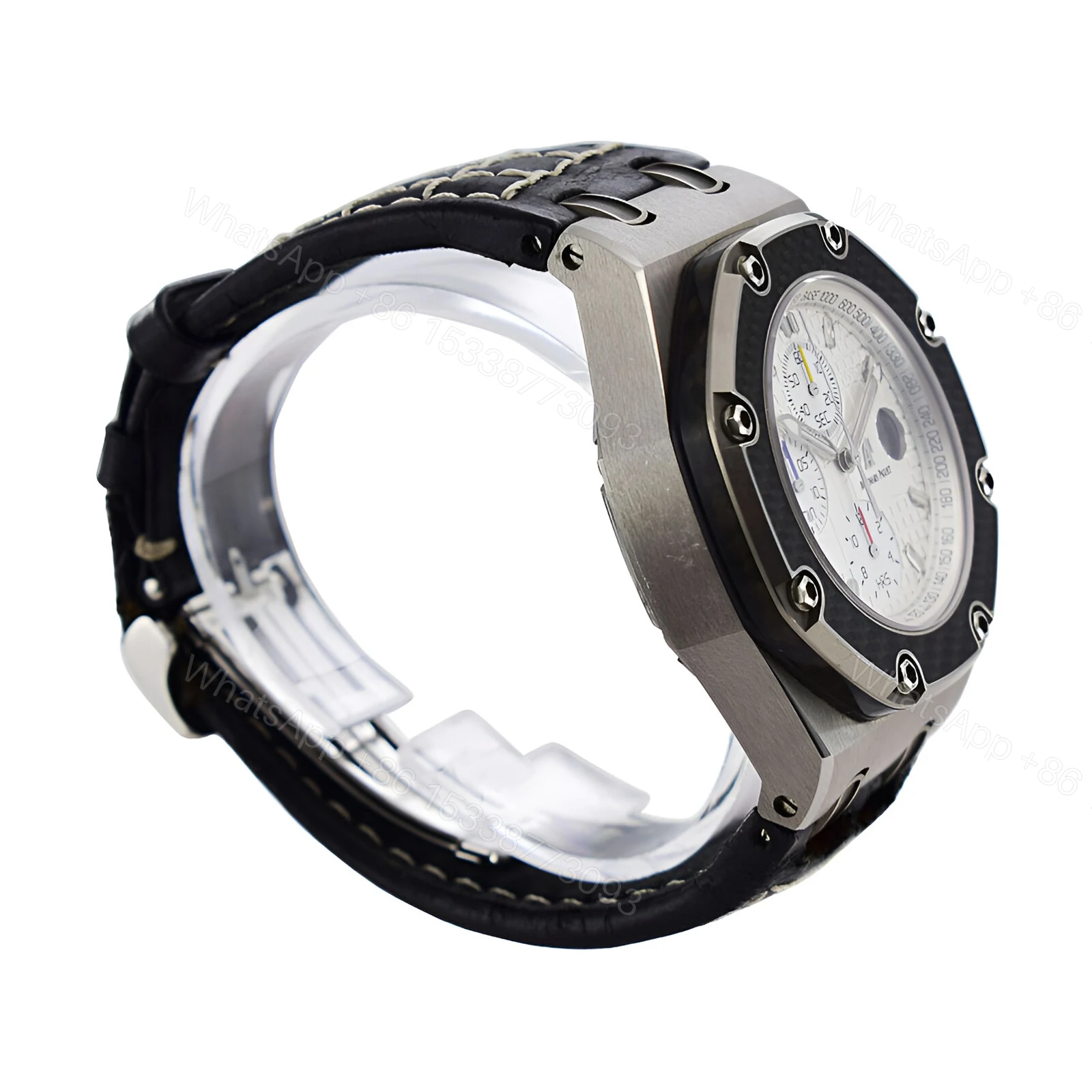 View 2 of Royal Oak White Dial Replica
