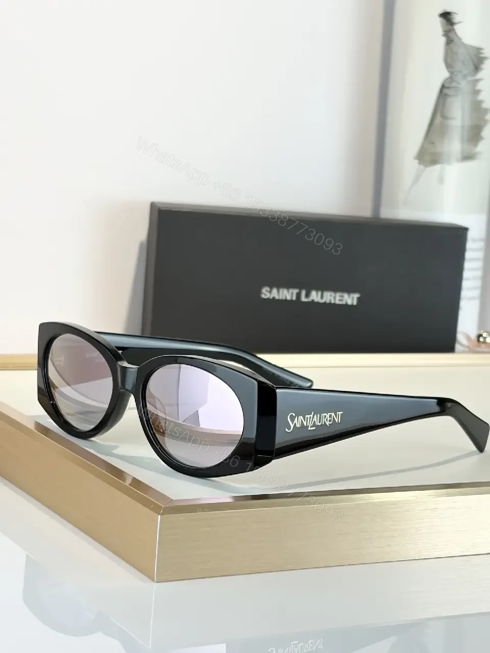 View 5 of Bold Acetate Frames Sunglasses: Luxe Comfort, Iconic Design