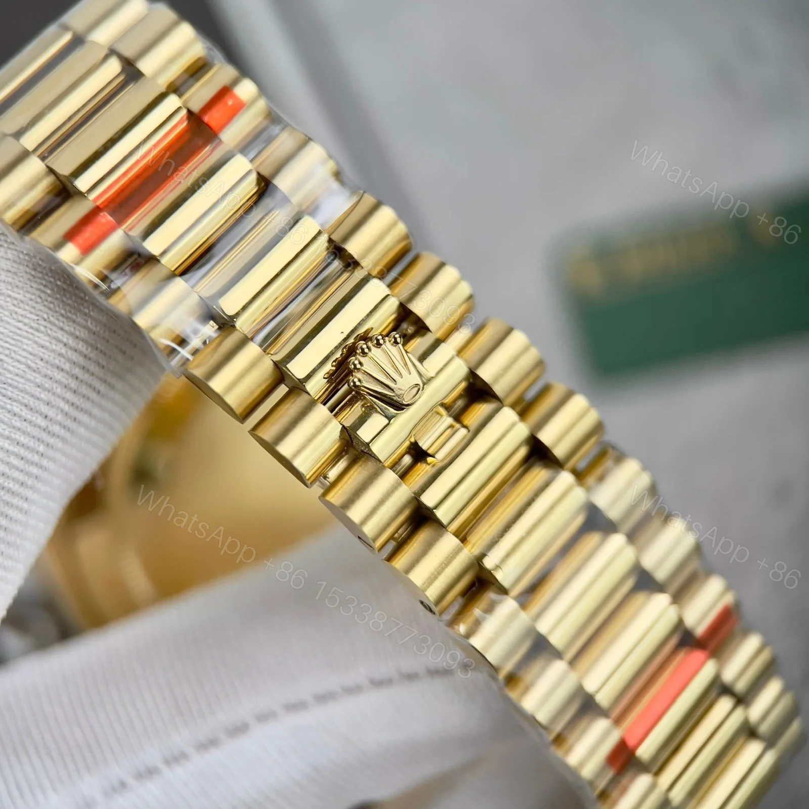 View 10 of Superclone Rolex Day-Date Bright Black Diamond Dial 228238-0004 40 mm