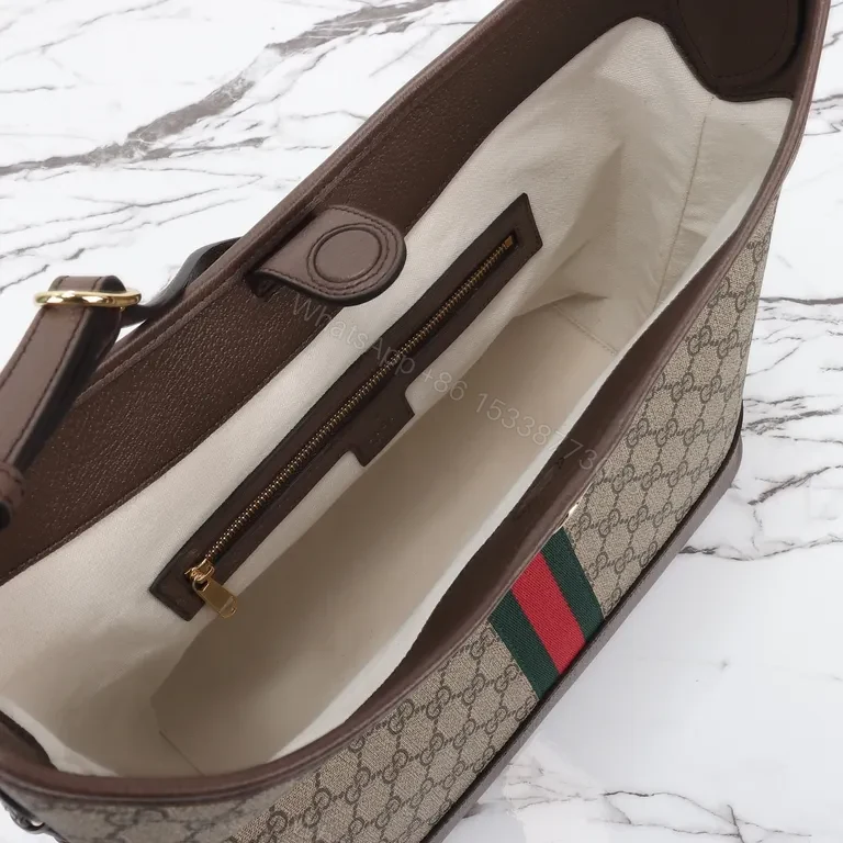 View 4 of G GG Supreme Shoulder Bag: Subtle Icon, Daily Luxury