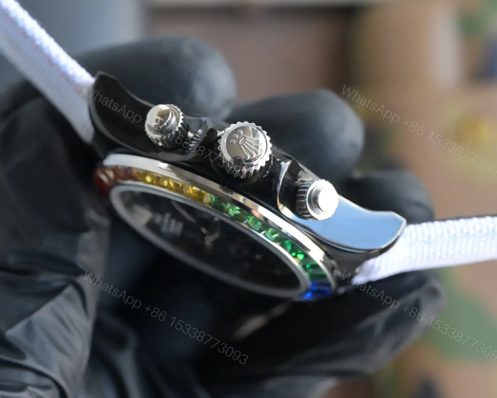 View 5 of ROLEX Daytona Hollow Series 316L Stainless Steel Case Size 43mm RG-DAYTONA-RAINBOW-FABRIC-HOLLOW-43