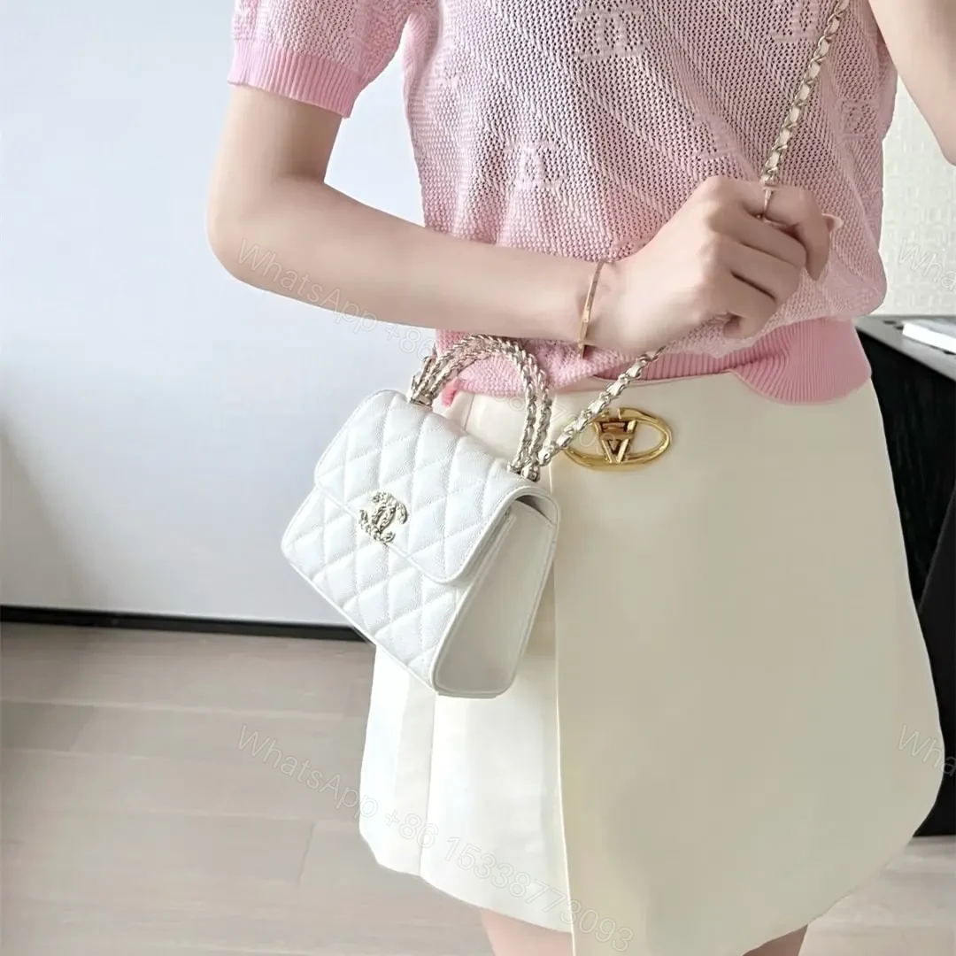 View 21 of 高仿Chanel*23P系列AP3237豎版Kelly手袋白色免檢版