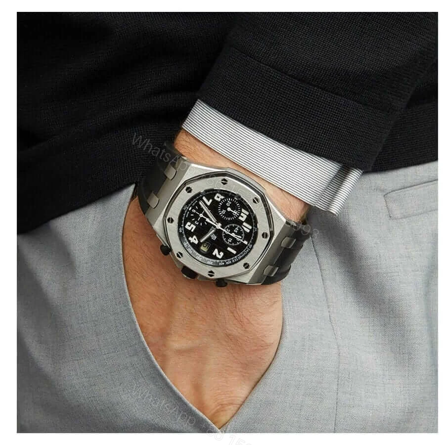 View 4 of Audemars Piguet Super Clone Black Watch