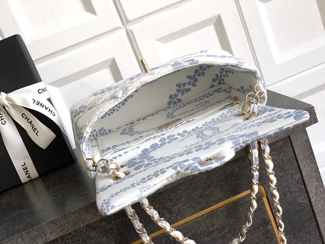 View 5 of Quilted Silk Mini Bag: Floral Luxury, Day-to-Night Versatility