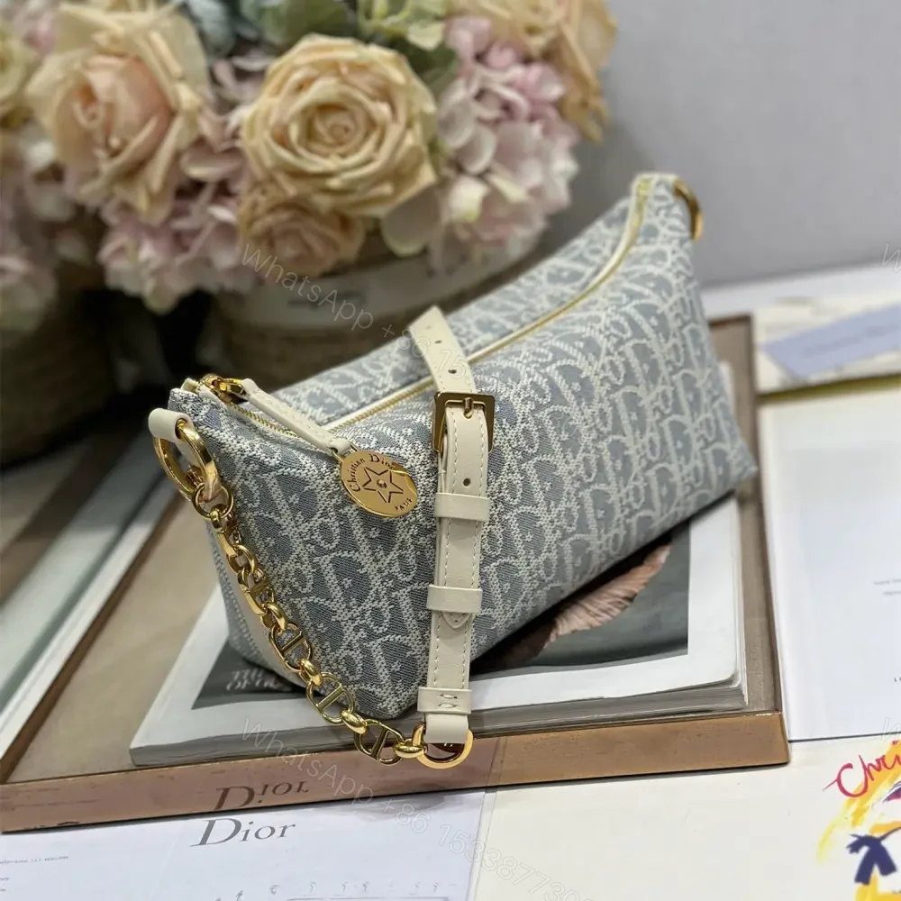 View 3 of 高仿Dior*StarHobo系列S320M925鏈條手袋灰色免檢版