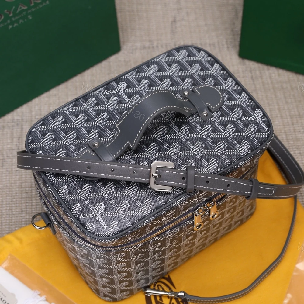 View 6 of 高仿Goyard*Muse系列MUSEVA5單價盒子包灰色免檢版