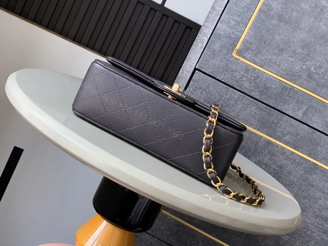 View 4 of Quilted Gold-Hardware Crossbody Bag: Day-to-Night Style