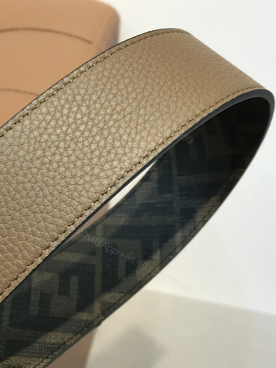 View 5 of Earthy Leather Belt with Signature Buckle - Everyday Luxury Belt