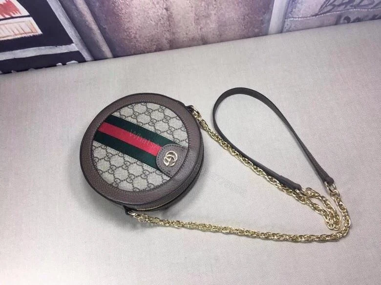 View 3 of Gucci Ophidia GG mini round Shoulder bag women