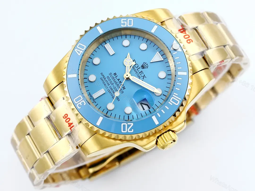 View 4 of Best Rolex Blaken Tiffany Gold replica 40MM Gold Oyster Bracelet Edition RG-BLAKEN-TIFFANY-GOLD-OYSTER-40