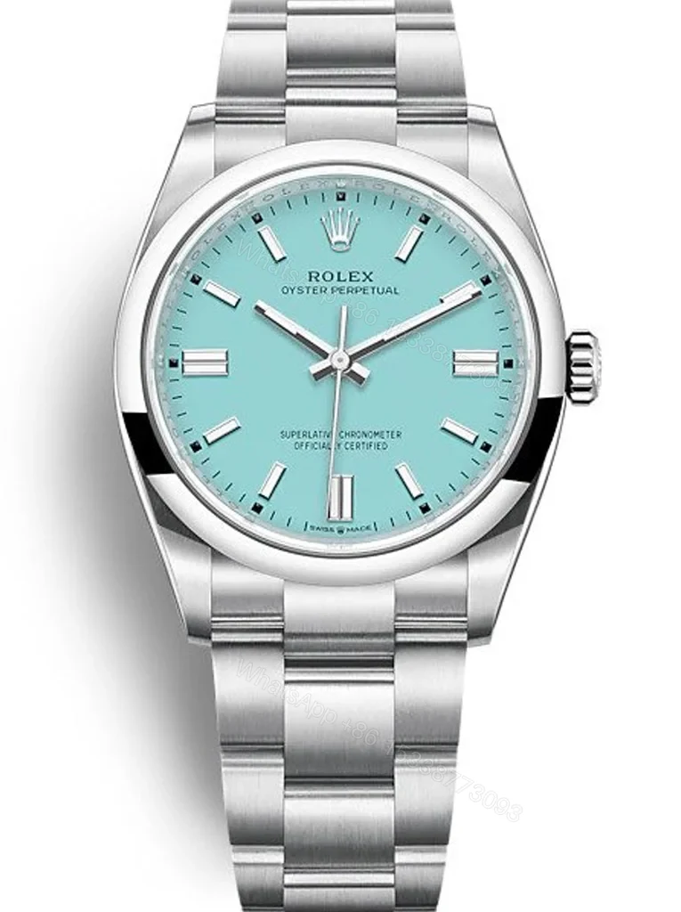 Replica Rolex Oyster Perpetual Tiffany Blue Dial 126000 36 mm — view 1