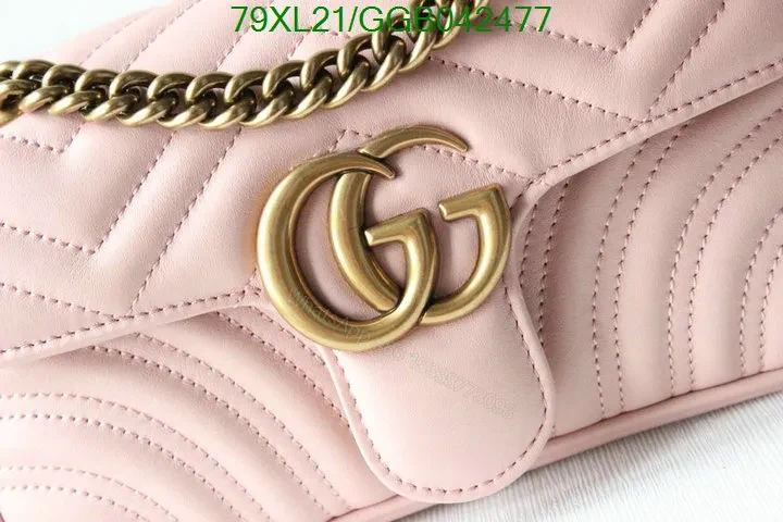 View 26 of Mini Gucci GG Marmont Bag in Red Matelassé Leather 768543