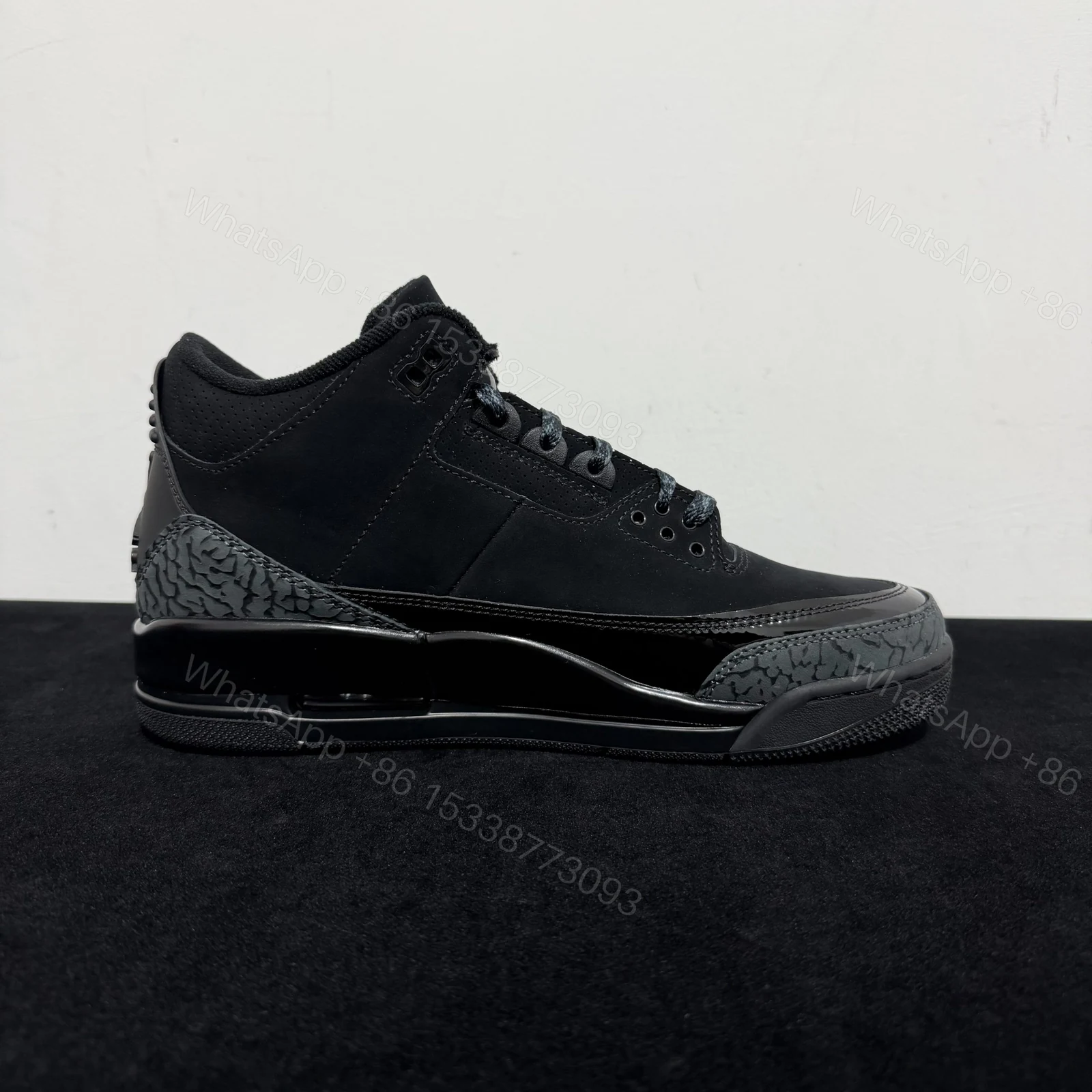 View 2 of AIR JORDAN 3 RETRO Black Cat Reps