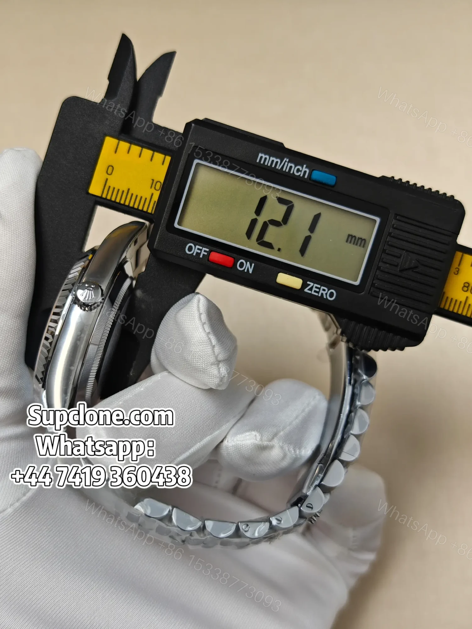 View 11 of Rolex Day-Date 40mm Ice Blue Roman Dial – Super Clone 1:1 Cal. 3255