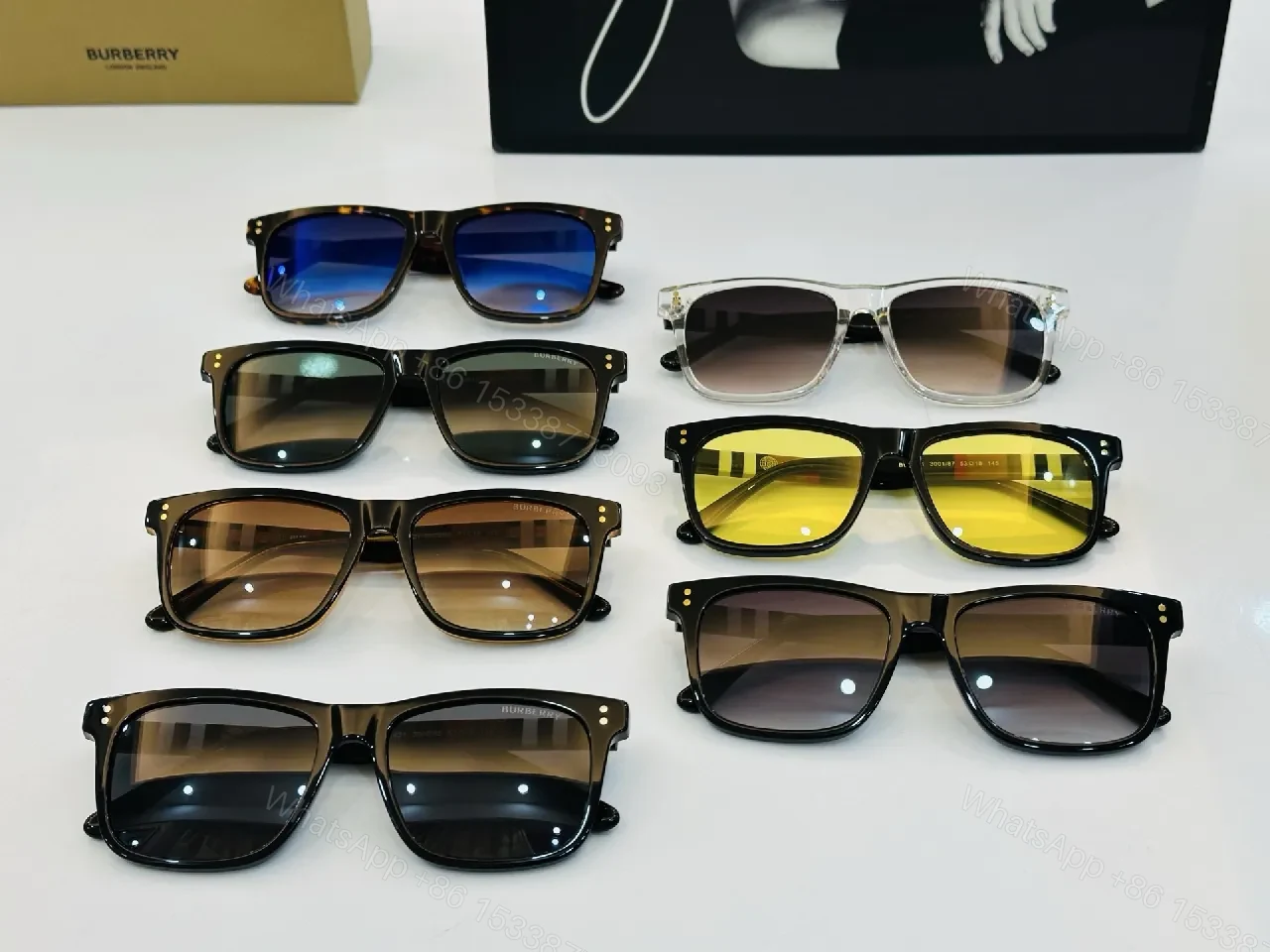 View 6 of Statement Sunglasses: Black Acetate, Gradient Lenses, Designer-Inspired Details