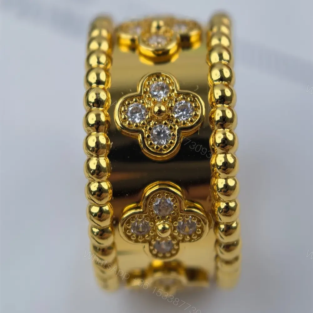 View 8 of 高仿首飾VanCleef&Arpels*RO9NC00鑲鑽萬花筒戒指黃金中號
