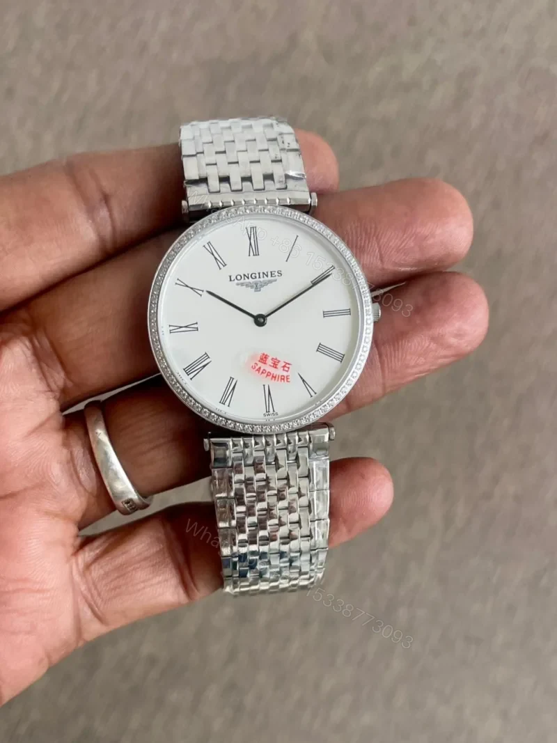 Longines One Click King Silver White Dial 42mm Quartz — view 1