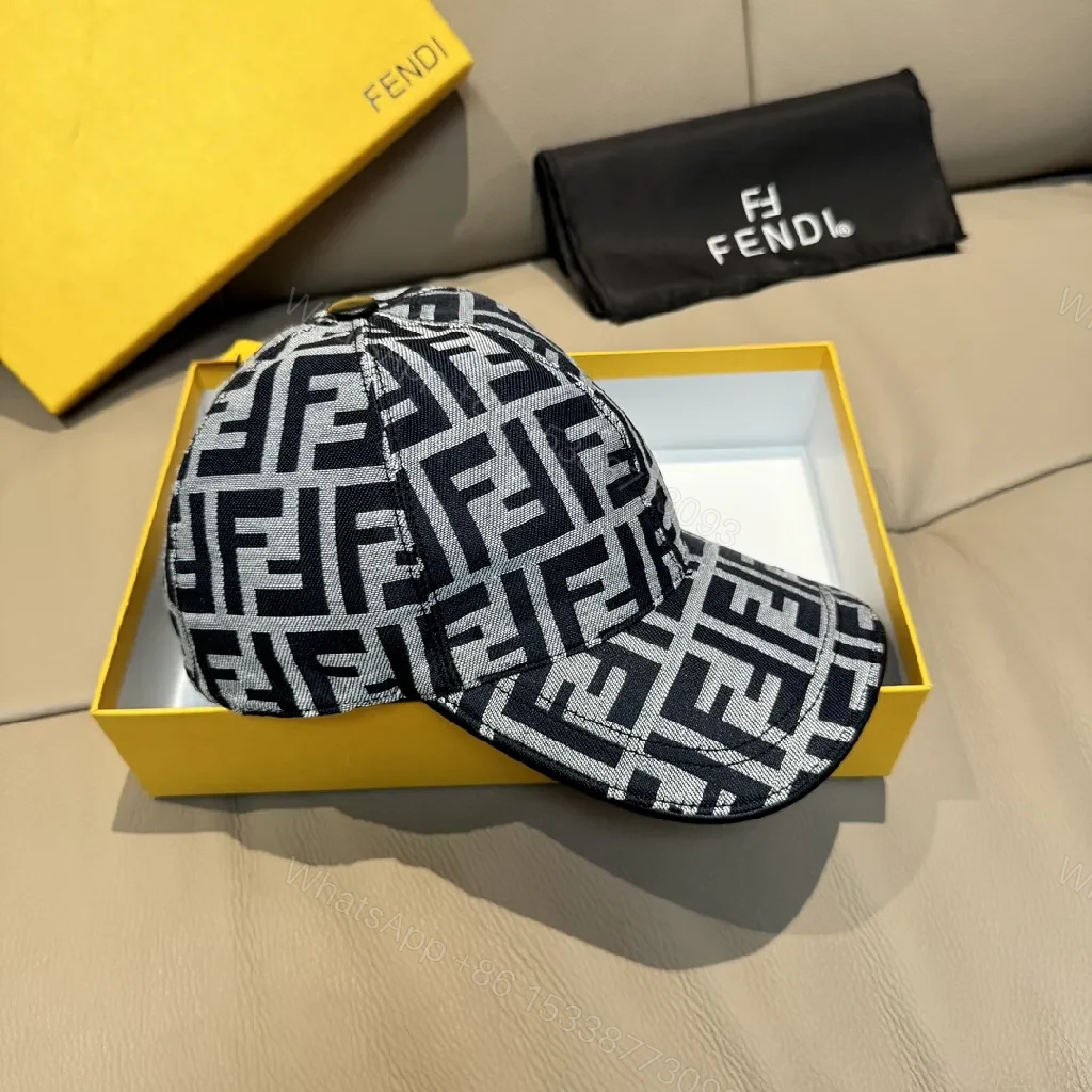 View 3 of Monochrome Cap: Geometric Monogram, Bold Texture, Street-Ready Style