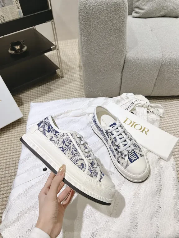 View 9 of Patterned Texture High-Tops with Dior Branding Sneaker