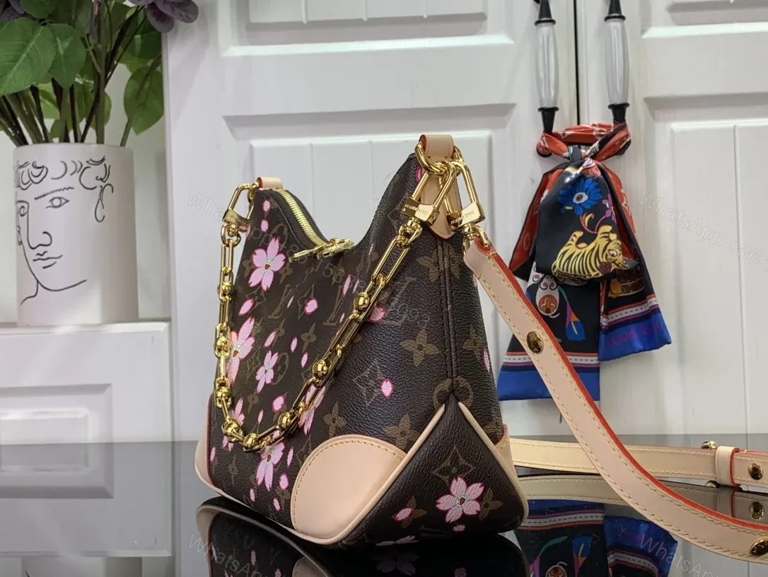 View 6 of Floral Monogram Messenger Bag: Couture Meets Everyday Luxury