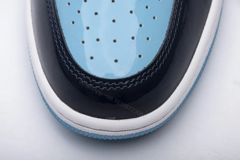 View 4 of Air Jordan 1 Retro High UNC Patent CD0461-401