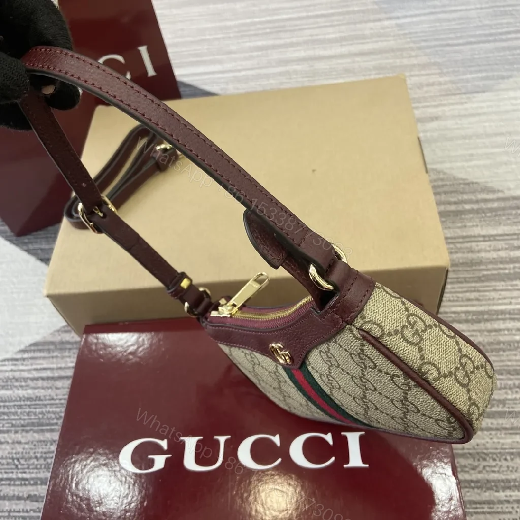 View 6 of Chic Canvas Crossbody: GG-Inspired Luxe, Compact Bag