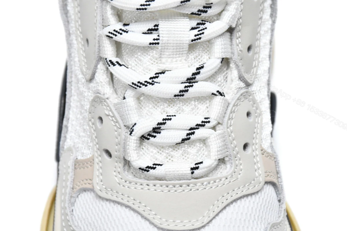 View 7 of Balenciaga NEW Triple S White Red 544351 W09E1 4552