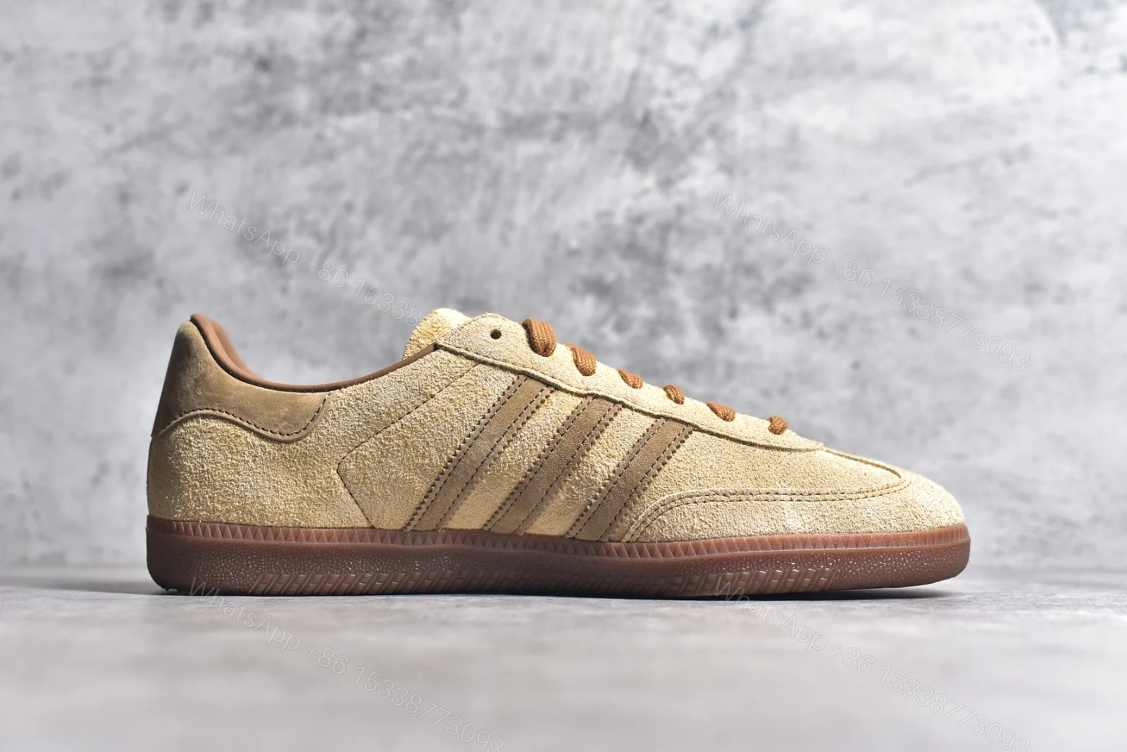View 3 of Adidas Samba OG JJJJound Tobacco