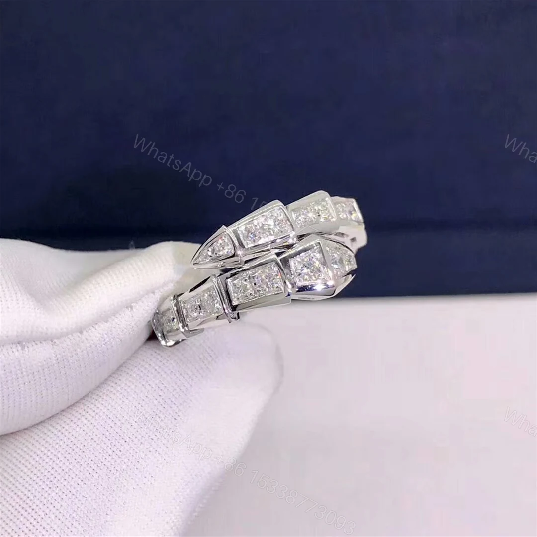 View 4 of Bvlgari Serpenti 18kt White Gold Ring
