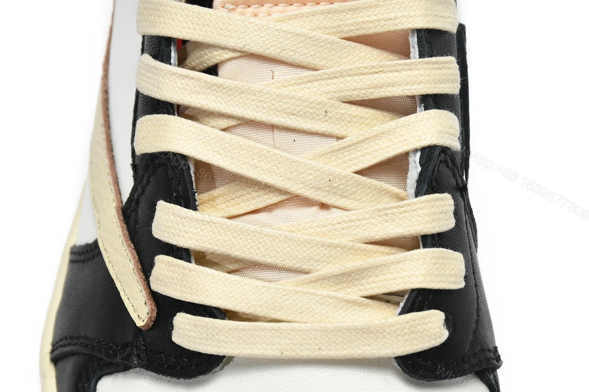 View 8 of Travis Scott x Air Jordan 1 Low Black Red DM7866-166