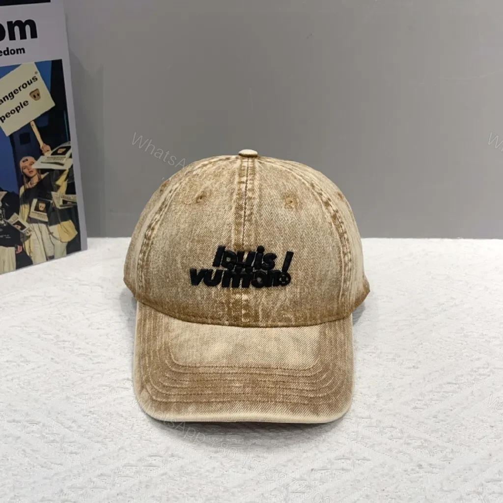 View 4 of Textured Cotton Cap: Subtle Embroidery, Six-Panel, Adjustable