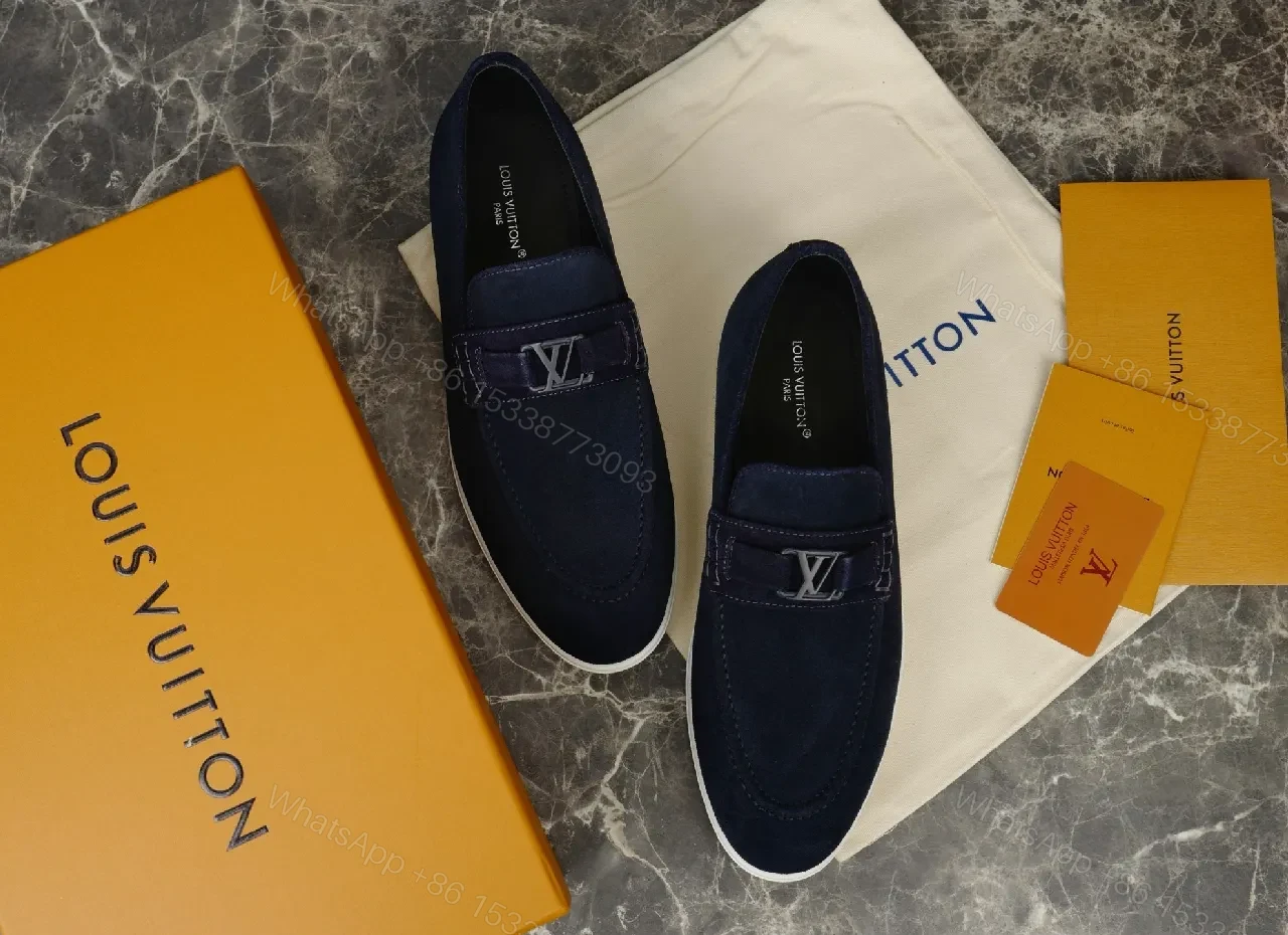 View 6 of Navy Suede Driver + Luxury-Luxe Band + Slip-On