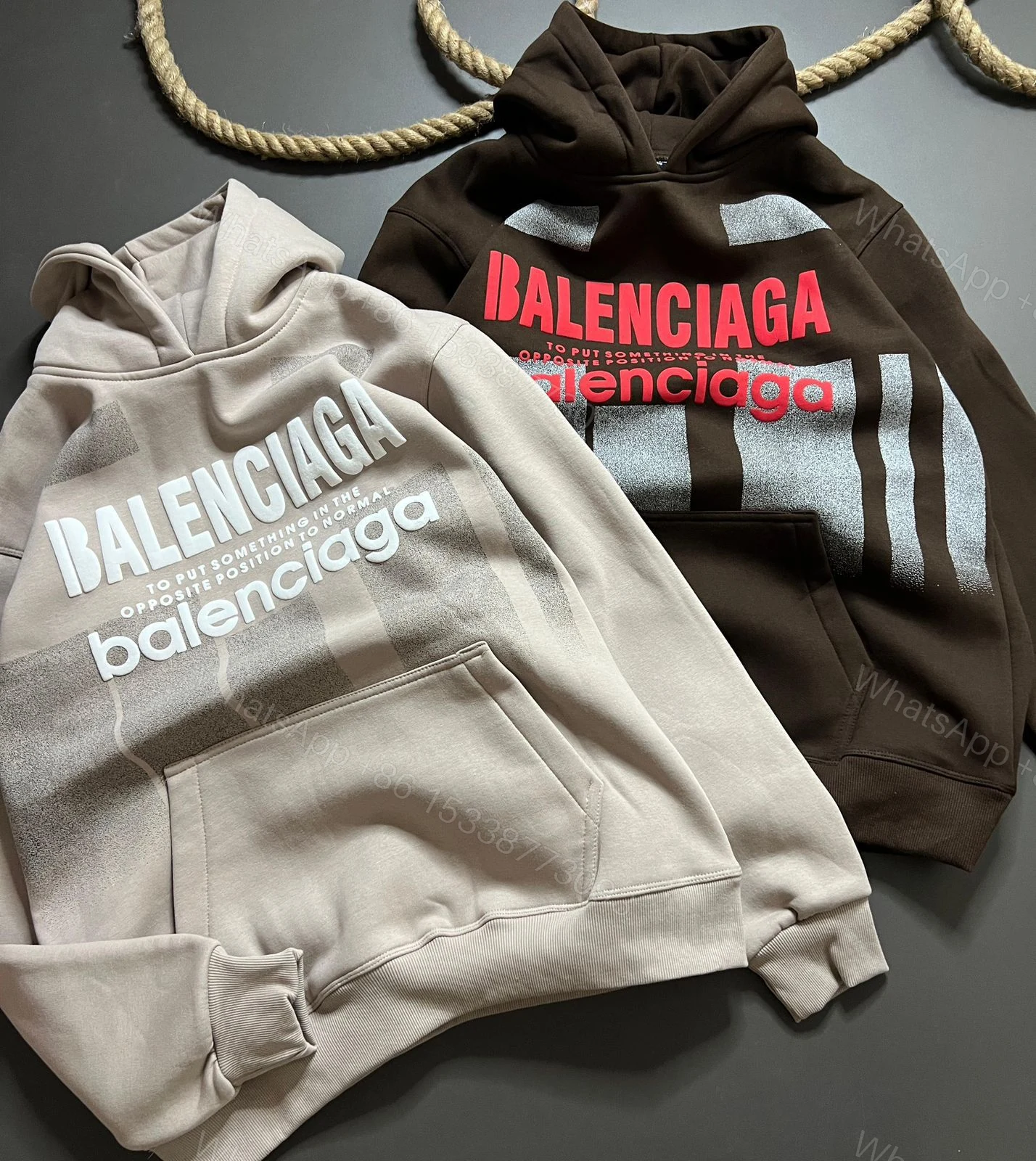 View 3 of FIRST COPY BALENCIAGA PREMIUM QUALITY HOODIE