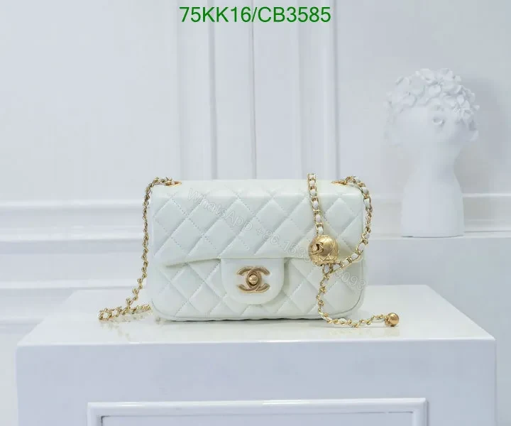 View 12 of Chanel Classic Mini Rectangle Pearl Crush Flap Bag – Genuine Leather