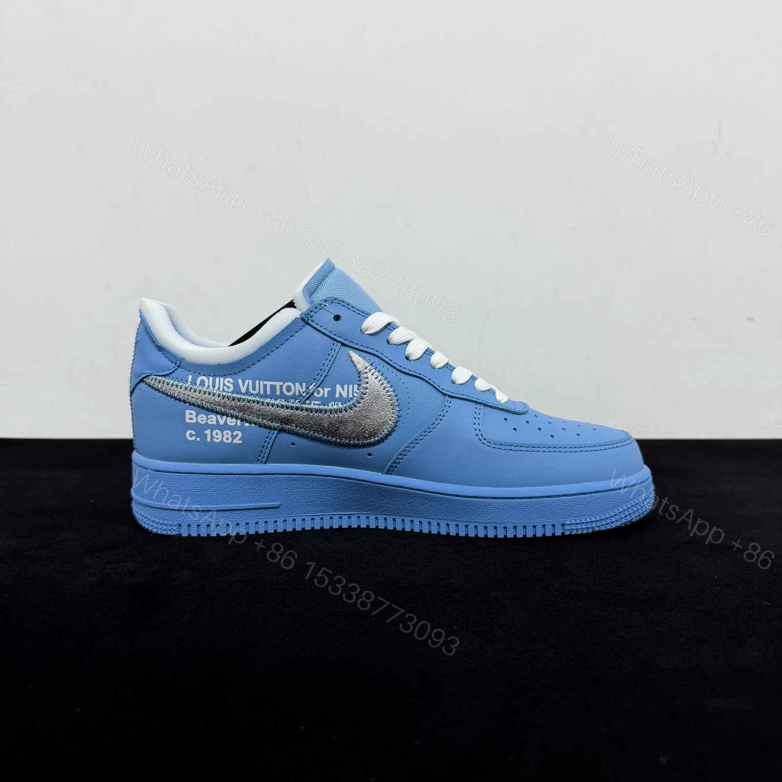 View 2 of Air Force 1 Low Off White MCA UNC Blue Reps