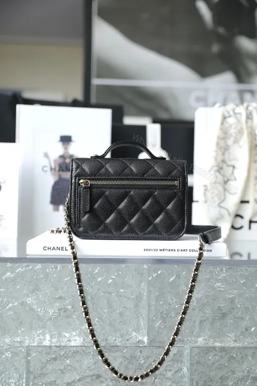 View 8 of Chanel-Inspired Quilted Mini Flap Bag: Luxe, Versatile