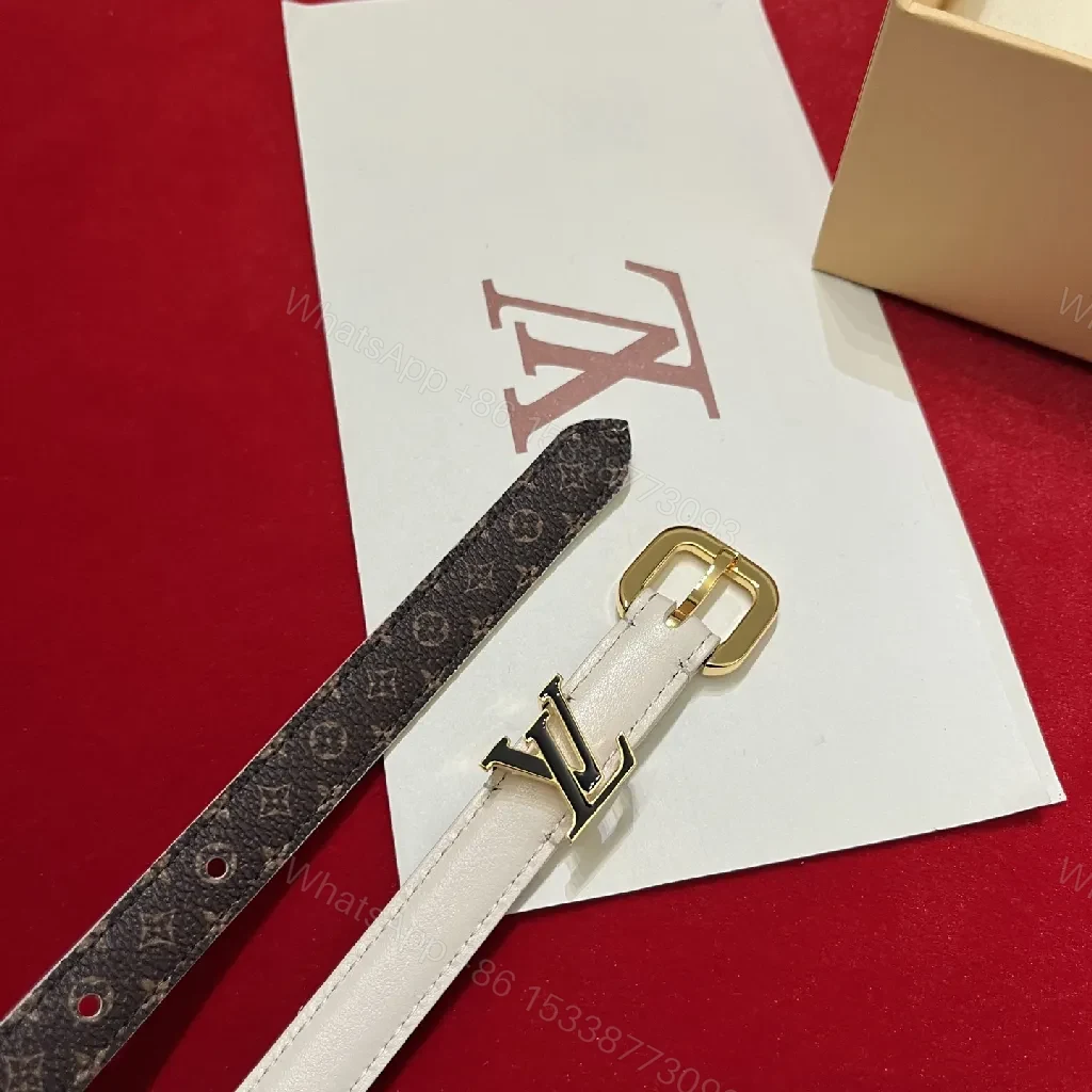 View 9 of Minimalist Leather Belt: Dual-Texture Finish, SubtleLV Detail