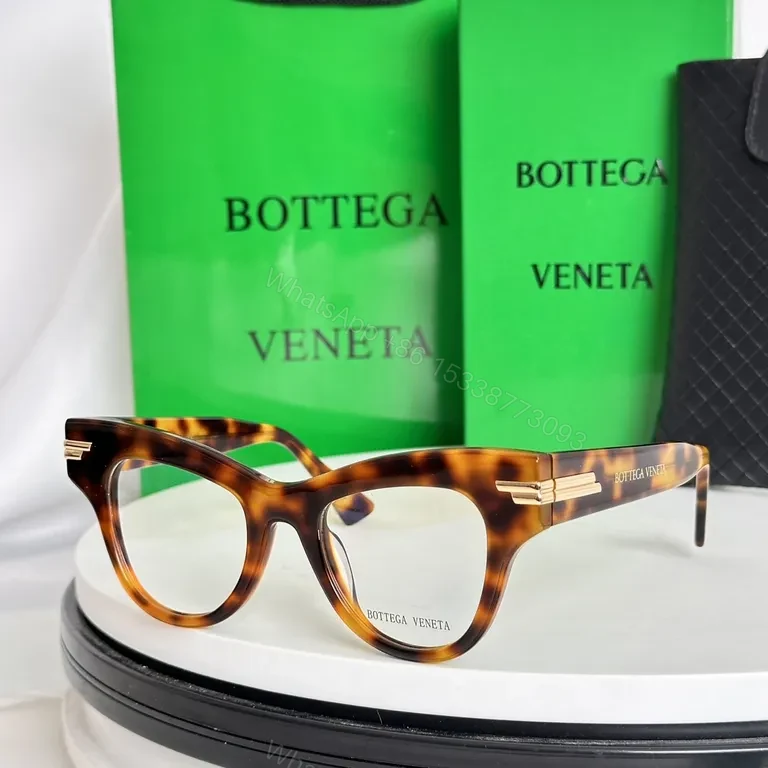 View 3 of Bold Green Frames: Luxe BOTTEGA-Inspired Eyeglasses
