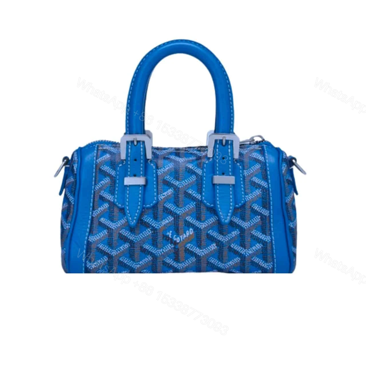 GOYARD GOYARDINE CROISIERE MINI BLUE 19CM — view 1