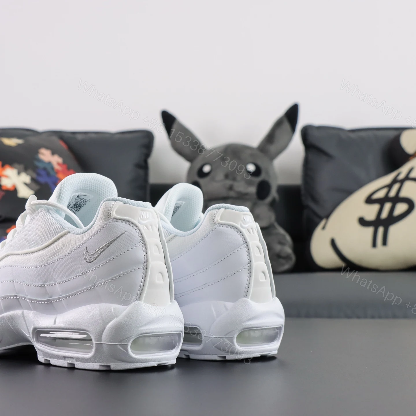 View 5 of Nike Air Max 95 Comme des Garcons White Reps