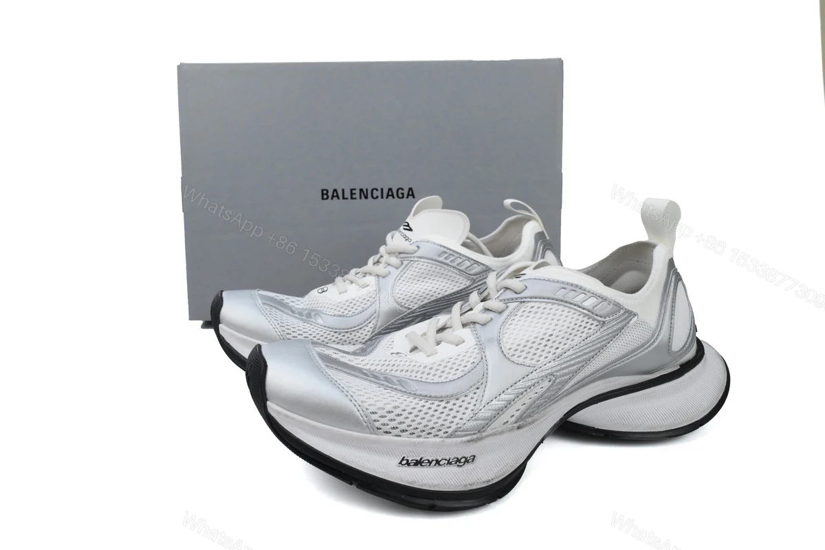 Balenciaga Circuit Sneaker 'Worn-Out -White Silver'' 793945 WFLGY 9100 — view 2