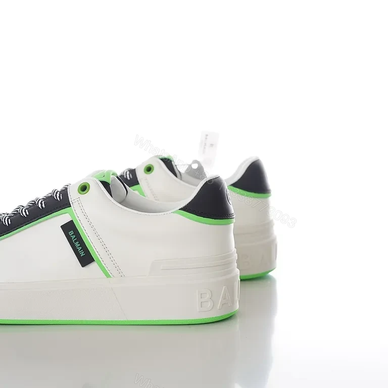 View 2 of Bold Neon Trim Platform Sneaker - Luxury City Comfort